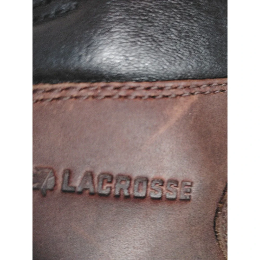 Lacrosse Quad Comfort Dry Core Waterproof BROWN Construction 483005 Boots Men 11